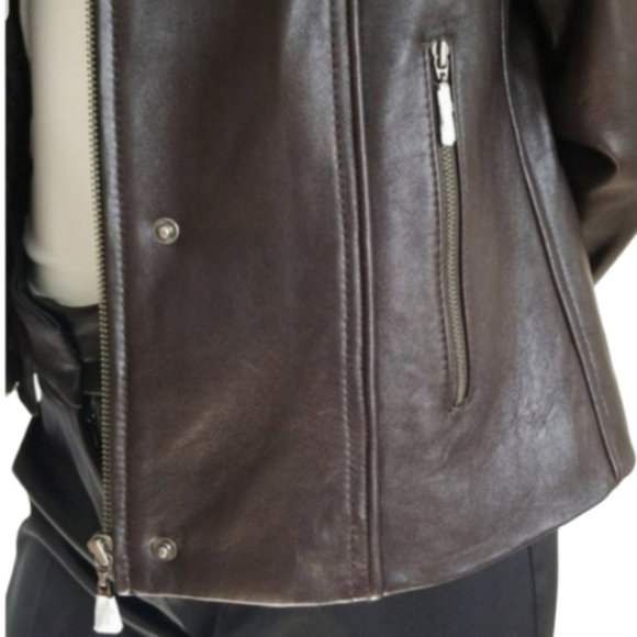 Tonino Lamborghini Leather Jacket NWOT! - Picture 3 of 8